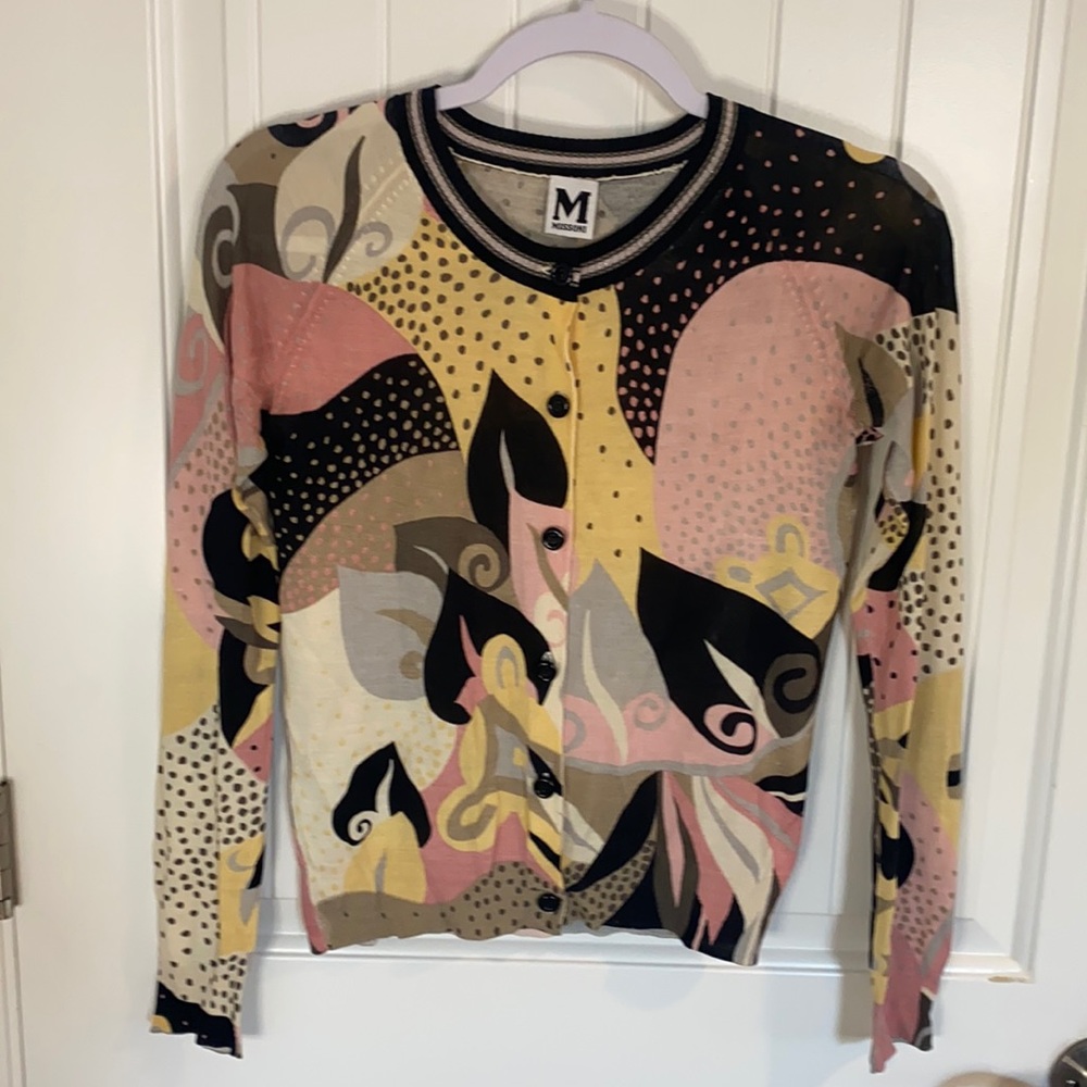 Missoni printed summer cardigan, multicolored